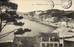 CPA Audierne Les Quais vus de la Montagne