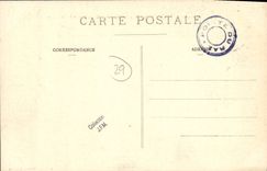 VINTAGE POSTCARD Audierne Quays seen of the Mountain