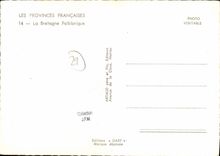 MODERN CARD French Provinces Folk Brittany