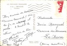 MODERN CARD the French Provinces Brittany Finistere