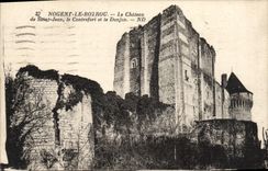 VINTAGE POSTCARD Nogent Rotrou the Castle Of Jean Saint the Buttress And the Keep