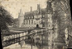 Ataque frontal de Castle De Maintenon Septeneronale de la POSTAL de la VENDIMIA