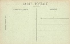 POSTAL Castle De Maintenon de la VENDIMIA una vista en la pieza del agua