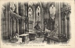 CPA Dreux Chapelle Saint Louis Pourtour Du Choeur