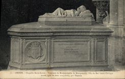 CPA Dreux Chapelle Saint Louis Tombeau De Mademoiselle De Montpensier