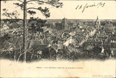 Opinión de Dreux de la POSTAL de la VENDIMIA tomada de la cámara acorazada St. Louis