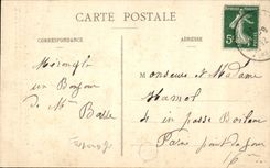 Mercados de Dreux de la POSTAL de la VENDIMIA y el ayuntamiento