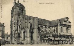 CPA Dreux Eglise St Pierre