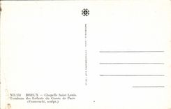 CPA Dreux Chapelle Saint Louis Tombeau Des Enfants Du Comte De Paris