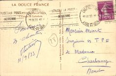 POSTAL Chartres suave Francia de la VENDIMIA el Eure y la lavandería automática de la catedral