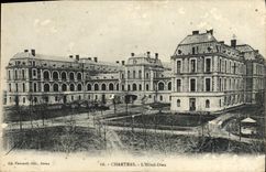 POSTAL Chartres de la VENDIMIA dios del hotel