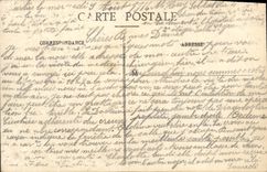 POSTAL Chartres de la VENDIMIA dios del hotel