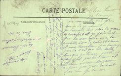 POSTAL Chartres de la VENDIMIA la catedral en el retén del lugar de Chatelet