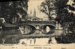 CPA Chartres Le Pont Neuf Lavoir
