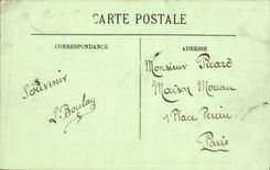 VINTAGE POSTCARD Chartres the Cathedral Seen from Of the Chatelet Place