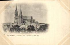 CPA Chartres Cote Sud De La Cathedrale
