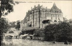 CPA Chateaudun Le Chateau Cote Nord Ouest Vu Du Loir Lavoir