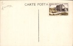 La POSTAL Chateaudun de la VENDIMIA el castillo dimensiona el oeste norteño visto de la lavandería automática del Dormouse
