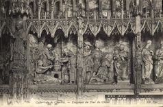 CPA Cathedrale De Chartres Fragment Du Tour du Choeur