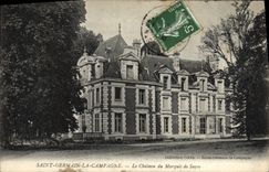 CPA Saint Germain La Campagne Le Chateau Du Marquis De Sayve