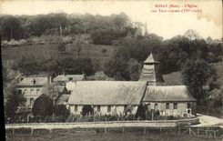CPA Rosay L'Eglise Avec Tour Romane