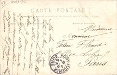 VINTAGE POSTCARD Bridge Audemer Street Of the Republic