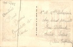 VINTAGE POSTCARD Bridge Audemer Street Of the Republic Towards the Church