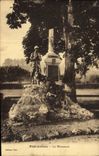 VINTAGE POSTCARD Audemer Bridge the War memorial Militaria