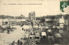 CPA Le Neubourg La Plac Un Jour De Marche
