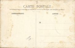 POSTAL Lisors Abbey De Mortemer Left de la VENDIMIA reconstruido con 17mo