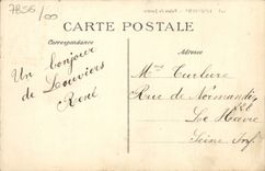 VINTAGE POSTCARD Louviers Law courts