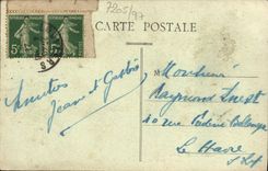 Bulevar de Louviers de la POSTAL de la VENDIMIA de los niños del oeste