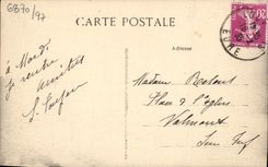 VINTAGE POSTCARD Louviers Route De Montfort has Holy Lubin