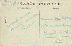 POSTAL Louviers de la VENDIMIA la calle de Neubourg (buena animación)