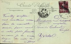 CPA Louviers La Rue De Neubourg (bonne animation)