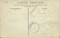 VINTAGE POSTCARD Louviers the Savings bank