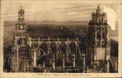 VINTAGE POSTCARD Gisors the Church the Tower Of the Bell-tower