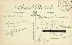 Puerta de Gisors de la POSTAL de la VENDIMIA y vuelta grandes del norte