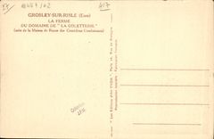CPA Grosley Sur Risle La Ferme Du Domane De La Coletterie pres de la maison de repos des Comediens Combattants