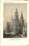 VINTAGE POSTCARD Churches Of France Cathedral of Evreux