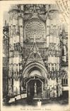 VINTAGE POSTCARD Gate Of the Evreux Cathedral