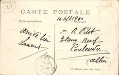 Panorama de Evreux de la POSTAL de la VENDIMIA hacia el ahorrador del St de la calle y la catedral