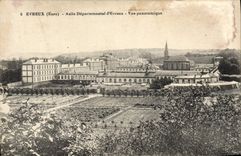 VINTAGE POSTCARD Evreux Departmental Asylum of Evreux Panoramic View