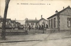 VINTAGE POSTCARD Evreux Military Hutments Militaria