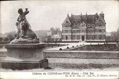 CPA Chateau De Conde Sur Iton Cote Est