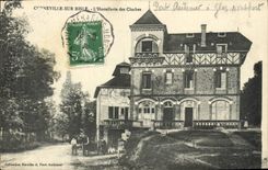 CPA Corneville Sur Risle l'Hostellerie Des Cloches