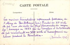 CPA Bec Hellouin La Tour Cheval 