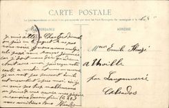 VINTAGE POSTCARD Castle of Bizy