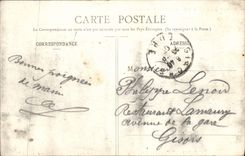 VINTAGE POSTCARD Small Andely Seen on Strong Castle at the entry of the Automobile country