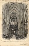 CPA Le Grand Andely Eglise Notre Dame la Nef vue prise du Choeur Orgue